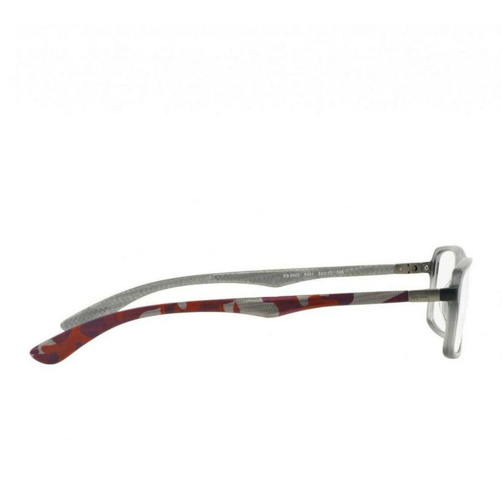 Ray-Ban RB8902 5481 Unisex Rectangular Demo Lens Eyeglasses - Picture 3 of 6